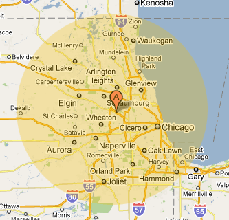 Service Area Map